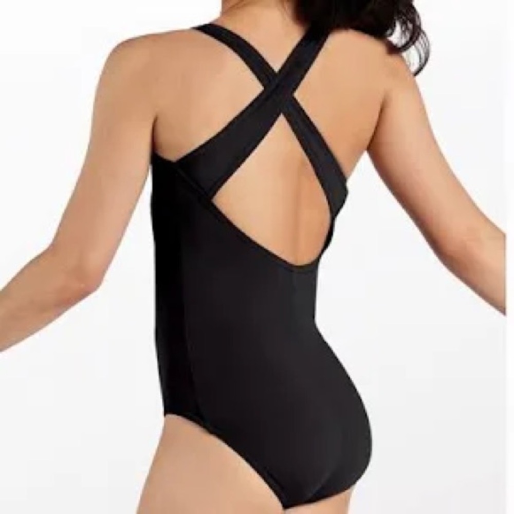 Balera High Neck Cross Strap Leotard